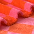 thumbnail image 3 of Way to Celebrate Super Soft Cozy Valentines Day Oversize Plush Throw Blankets, Check Hearts, 3 of 4