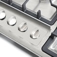 thumbnail image 3 of Kitchen Cooktop 34" Built-In Stove Top 5 Burners Gas Cooktop Kitchen NG Gas Cooking Easy Clean Stainless Steel 5 Burners Built-In Stove Cooktop Gas NG/LPG Hob Cooker Natural Gas Stove Kitchen, 3 of 3