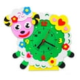 thumbnail image 4 of 4 Sets DIY Clock Kit Creative Cartoon Animal Wall Clock Handmade Craft for Kids, 4 of 10
