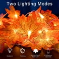 thumbnail image 2 of Fall Leaves String Lights Indoor Outdoor 10FT 20 LED Fall Thanksgiving String Lights Battery Power for Home Fireplace Harvest Thanksgiving Decor, 2 of 6
