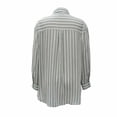 thumbnail image 2 of GEORGE G BLUSA CAMISERA ML RAYAS SAGE, 2 of 4