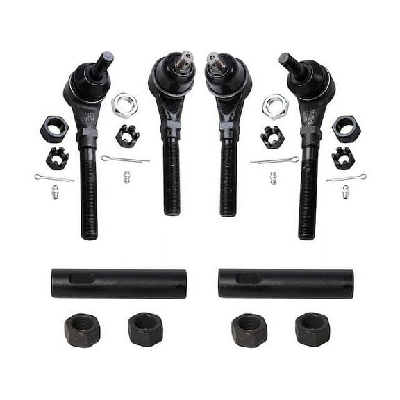 Front Inner and Outer Tie Rod End Kit - 6-Piece - Compatible with 1997 - 2003 Ford F-150 4WD 1998 1999 2000 2001 2002