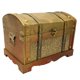 thumbnail image 5 of Caja de almacenamiento decorativa elegante retro, joyero de madera, organizador para pulsera, collar, cosméticos, oro L, 5 of 14