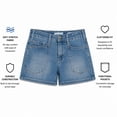 thumbnail image 7 of Jessica Simpson Stretch Denim Shorts for Girls, Washed Vintage Style Jean Shorts, 7 of 7
