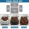 thumbnail image 6 of Xixirimido Funny Skulls Daisy Pattern Recliner Chair Covers 4-Pieces Stretch Lazy Boy Recliner Covers with Pocket Reclining Slipcovers Soft Sofa Slipcover Furniture Protector for Pets Kids, 6 of 8