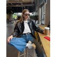 thumbnail image 4 of Ekouaer 3 Pack Long Sleeve Shirts for Women Crewneck Thermal Tops Casual Base Layer Undershirts Fall Trendy Basic Tees, 4 of 6