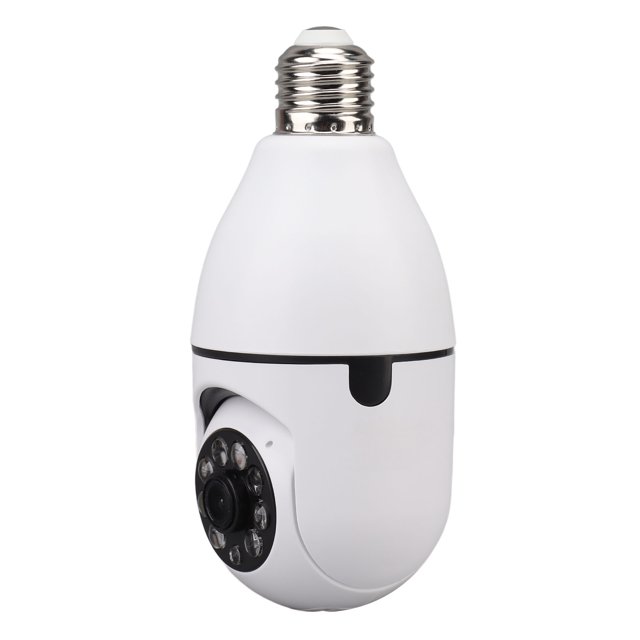 Cámara de seguridad al aire libre cámara de seguridad para el hogar WiFi de 360 cámara de seguridad inalámbrica de visión nocturna en color con micrófono y altavoz 2