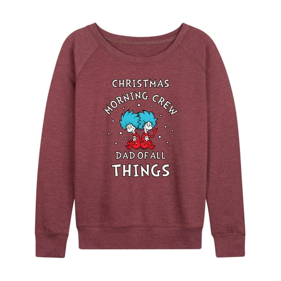 The Cat in the Hat - Christmas Morning Crew Dad - Women's Raglan Graphic T-Shirt