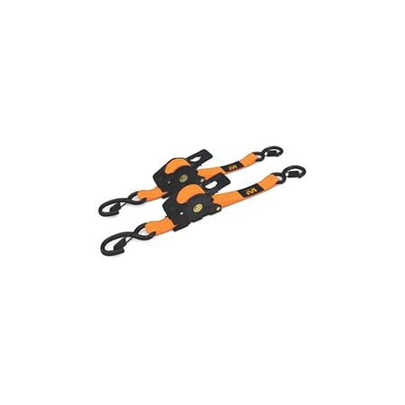 Muddy Retractable Ratchet Straps 1x10' 2-Pack