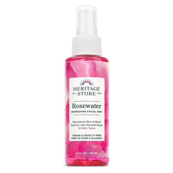Heritage Products Rose Petals Rosewater Spray - 4 fl oz