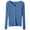 Sky Blue, variant on Women's Solid Color Ribbed Slim Fit Button Front Long Sleeve Knit Cardigan Sweater, Lightweight Rib-Knit Slimming Soft Comfy Versatile Outerwear Top for Casual Daily Wear Beige