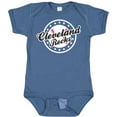 thumbnail image 3 of Inktastic Cleveland Rocks with Baseball in Circle and Stars Inversed Boys or Girls Baby Bodysuit, 3 of 5