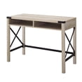 thumbnail image 5 of 42" Farmhouse Metal & Wood Desk - White Oak, 5 of 5