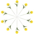 thumbnail image 1 of FELTECHELECTR 10Ud Accesorios Decorativos Realistas Flores Artificiales Amarillo, 1 of 6