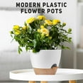 thumbnail image 3 of 5Packs Self Watering Plant Pots Planters with Multi Mesh Drainage Holes for Indoor Outdoor Garden Plants and Flowers, 3 of 7