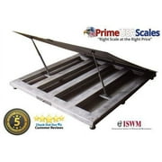 5000 LB x 1 Optima 4 x 4 Stainless Steel Lift Top Complete Washdown Floor Scale