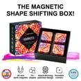 thumbnail image 2 of SHASHIBO Gift Box of 4 - Award-Winning, Patented Fidget Cube w/ 36 Rare Earth Magnets - 3D Magic Cube – Shashibo Cube Magnet Fidget Toy Transforms Into Over 70 Shapes (Confetti - Artist Series), 2 of 9