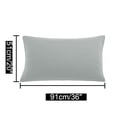 thumbnail image 6 of REGALWOVEN 1800 Microfiber Breathable Zippered Pillowcases Set of 2, King Grey 20"x36", 6 of 7