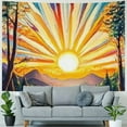 thumbnail image 4 of BCIIG  Wall Art Tapestry, Sun Mountain Nature Landscape, Polyester Wall Hanging Decor for Home 40x30inch, 4 of 6