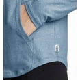 thumbnail image 3 of Eddie Bauer Ladies' Size Medium (8-10) Funnel Neck Long Sleeve Top Shirt, Blue, 3 of 4