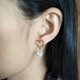 thumbnail image 4 of WILLBEST Aretes Mujer Oro Pendientes Corazón Claro Mujer, 4 of 5