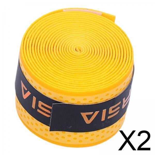 Cintas de agarre de raqueta,Reemplazo de sobregrips de cinta de agarre de raqueta de tenis,Envoltura de raqueta de bádminton Cinta de mango Agarre de raqueta,Grip absorbente de sudor Envoltura