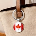 thumbnail image 4 of Canadian Souvenir Keychain Durable Metal Carabiner Clip For Keys Luggage Backpack And Giving, 4 of 4
