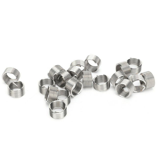 Qiilu Thread Repair, M12 X 1.25 Insert Nut For Aviation For Manufacturing Fields For Automobiles For Mechanical Equipment For Molds For Lamps