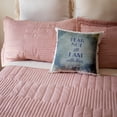 thumbnail image 5 of 3drose, Fear Not I Am with Thee Inspirational Christian Typography, 16x16 inch Pillow Case, 5 of 5