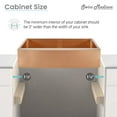 thumbnail image 6 of Swiss Madison Stainless Steel, Single Basin, Farmhouse Kitchen Sink with Apron in Rose Gold, 6 of 12