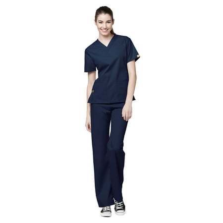 

WonderWink Origins Women s Bravo V-Nect Top & Quebec Cargo Pant Scrub Set