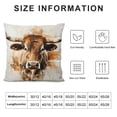thumbnail image 5 of YINGXI Pillow Cover, Cover Decor Country for and Home Decor Pillows Cover,Flannel Cushion Cover for Couch Sofa Bed 12x12in, 5 of 5