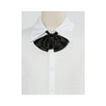 thumbnail image 5 of CORBATA PREATADA INSPIRADA CHIC PARA MUJERES, CON NUDO AJUSTABLE, ACCESORIO DE CUELLO, NEGRO, TALLA ÚNICA, 5 of 5