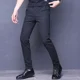 thumbnail image 3 of Pantalones rectos negros de verano para hombre, pantalones de traje para hombre de talla grande, reseñas coreanas, muchos pantalones chinos para hombre, baratos, antiarrugas, nuevos, 3 of 5