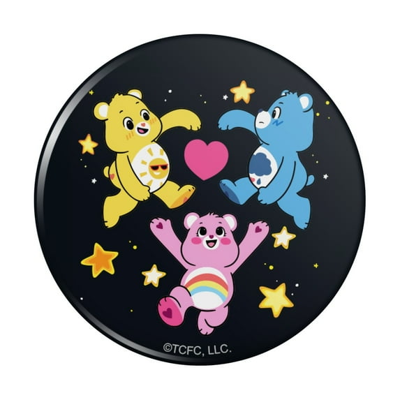 Care Bears: Unlock the Magic Funshine, Grumpy and Cheer Pinback Button Pin