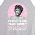 thumbnail image 2 of Golden Girls - Crying Is For Plain Women - Men's Jersey Tank Top, 2 of 4