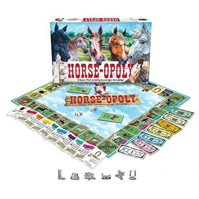 Horse-Opoly Board Game by Late for the Sky, 2-6 Player, Ages 8 & up