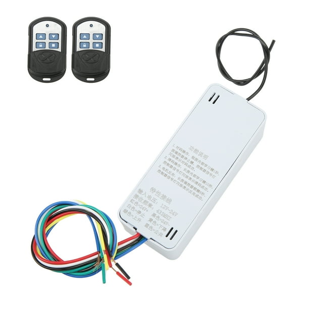 Interruptor RF Inalámbrico, Señal Estable Portátil 433 Mhz Control Remoto Para Puerta De Garaje Codificación Fácil Antiinterferencias Seguro Para Portones Eléctricos Luces
