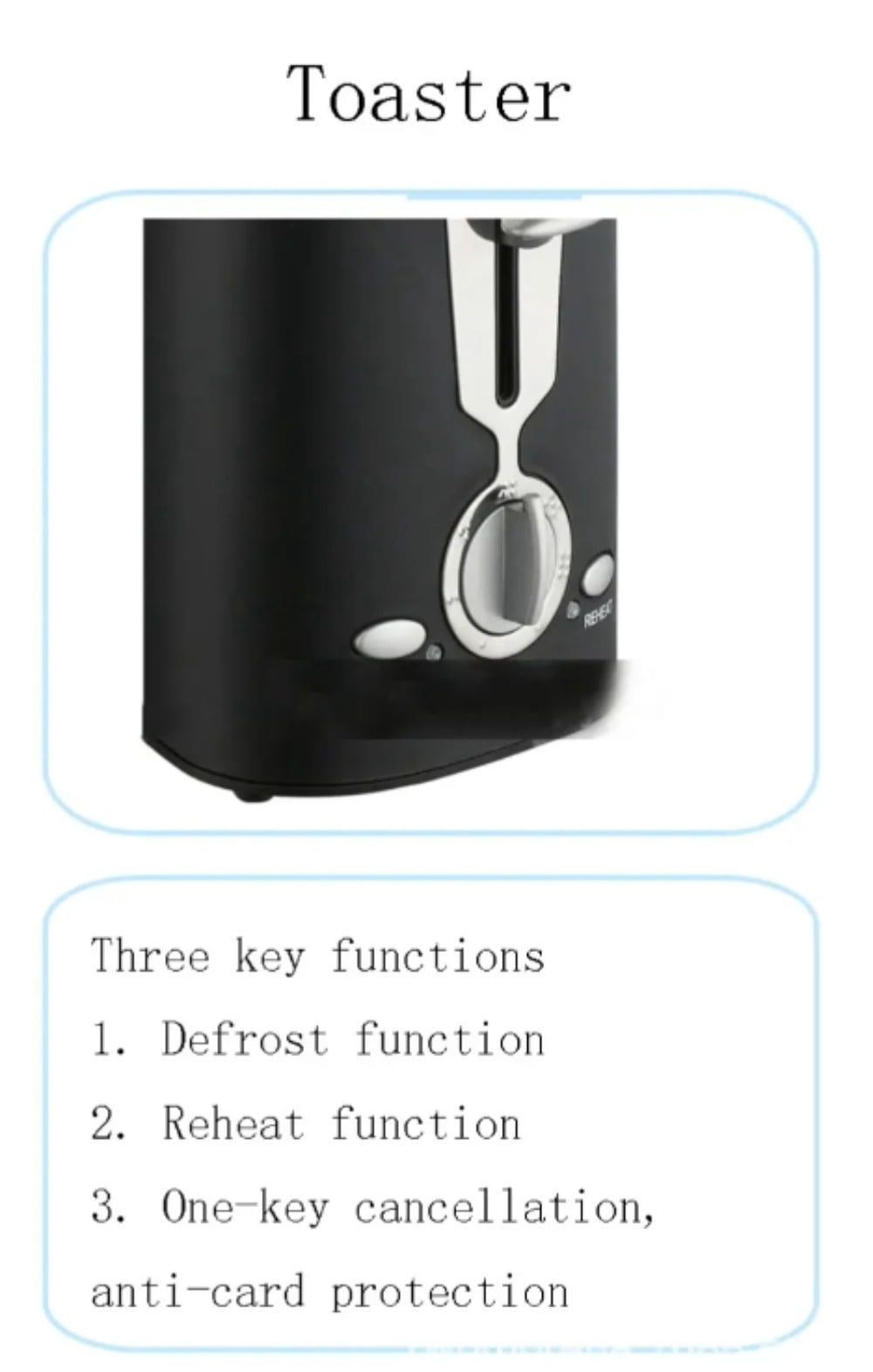 2 Slice Toaster, Quick & Even Results Every Time, Wide Slots Fit Any Size Bread Drop-Down Crumb Tray for Easy Clean Up, Stainless Steel