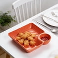 thumbnail image 5 of Separator Serving Dish Reusable Dipping Plate For Dumplings And Fruit Tray 4 Piece Toaster Oven Set Heavy Aluminum Cookie Sheet Rectangular Cake Pan Nonstick Wire Rack for Half Sheet Pan Wire Rack Pan, 5 of 5