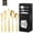 Gold, variant on TINANA Silverware Sets, 30 PCS Flatware Set for 6, Premium Stainless Steel Cutlery Utensil Set Mirror Polished Forks and Spoons, Dishwasher Safe