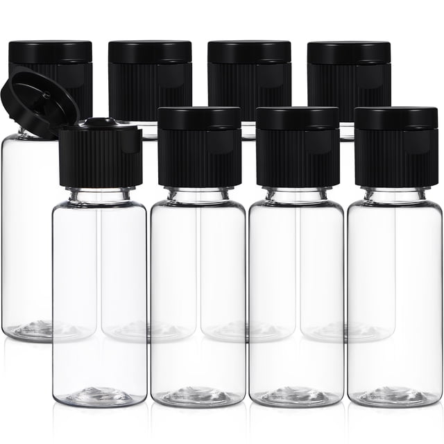 Miangastore Empty Sample Bottles Pet Transparent 30Pack 2.95X0.94X0.94In