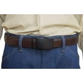 thumbnail image 2 of Marshal Men's Genuine Leather Ratchet Dress Belt With Automatic Buckle Brown Buckle1, 38", 2 of 9