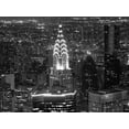 thumbnail image 2 of Gagliardi, Giovanni  18x15 Gold Ornate Wood Framed with Double Matting Museum Art Print Titled - Night View of the Chrysler Building, 2 of 4