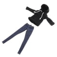 thumbnail image 3 of 1/6, accesorios de ropa de oda para niñas, con capucha y pantals , conjunto para disfraces de disfraces de Yotijar Ropa de muñecas de 11 pulgadas BJD, 3 of 7