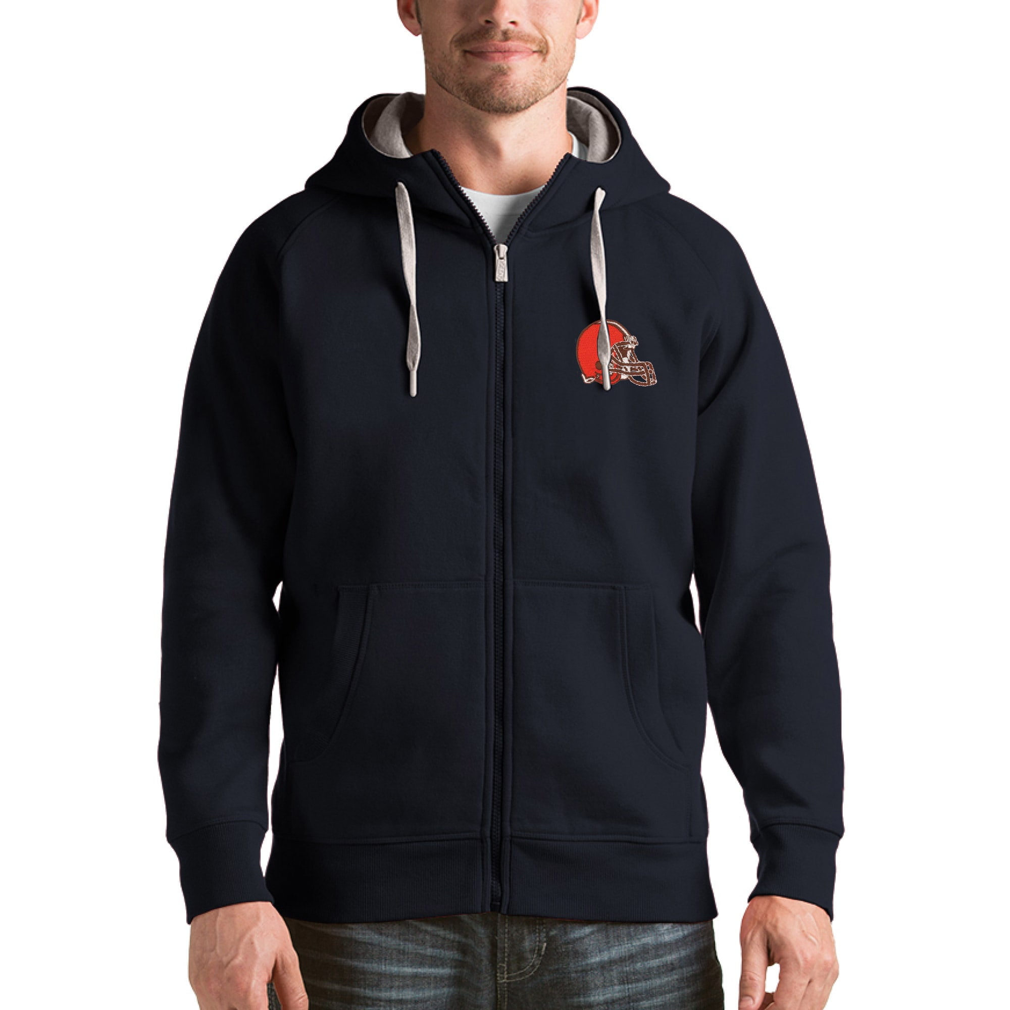 cleveland browns full zip hoodie