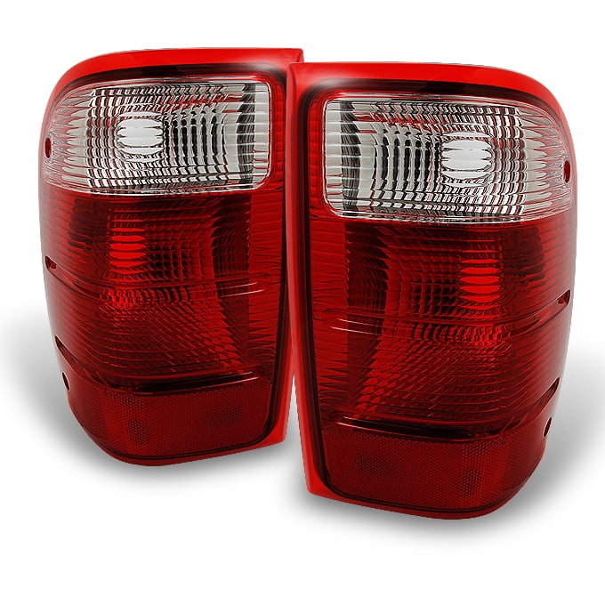 1998-2000 Ford Ranger Pickup Black Tail Lights Lamps 1 Pair 1998-2000 Ford Ranger Pickup Black Tail Lights Lamps 1 Pair