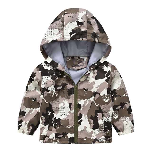Birdeem Veste Décontractée pour Garçons à Manches Longues avec Capuche, Vêtements Imprimés