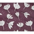 thumbnail image 4 of oneOone Cotton Flex Dark Magenta Fabric Florals Dress Material Fabric Print Fabric By The Yard 40 Inch Wide, 4 of 4