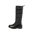 thumbnail image 4 of Gomelly Womens Knee High Snow Boots Pull On Waterproof Winter Boots Non-Slip Outdoor Shoes Black 10, 4 of 9